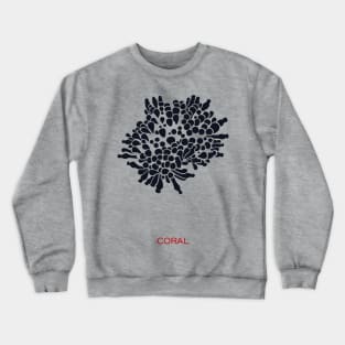 Coral Crewneck Sweatshirt